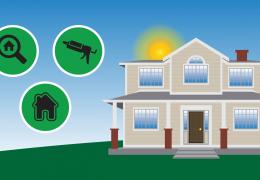 Save Energy & Money with Home Improvements infographic header image energy smart home improvement